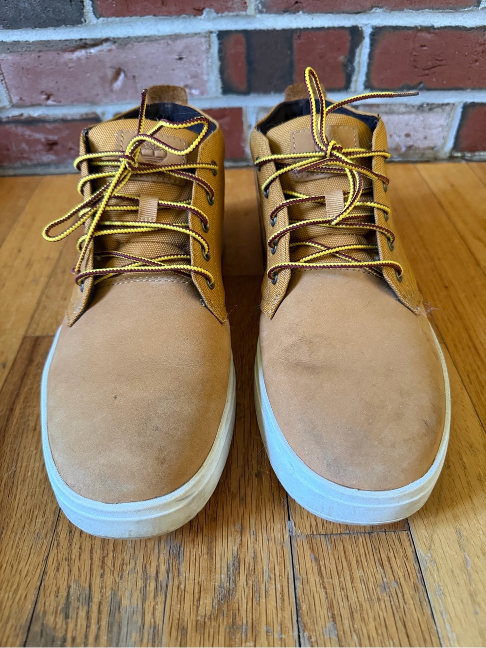 Timberland Men's Tan Suede Casual Lace-Up Sneakers